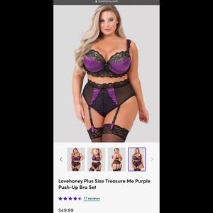 Plus size lingerie